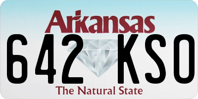 AR license plate 642KSO