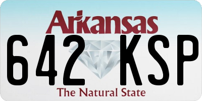 AR license plate 642KSP