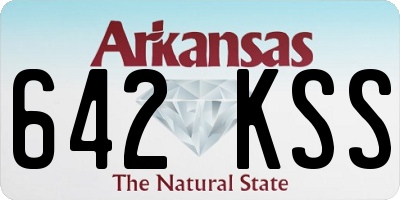 AR license plate 642KSS