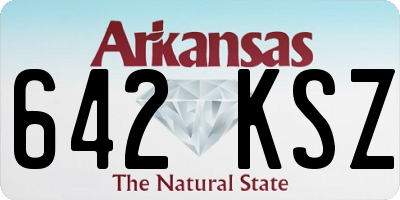 AR license plate 642KSZ