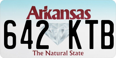 AR license plate 642KTB