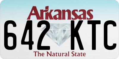 AR license plate 642KTC