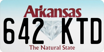 AR license plate 642KTD