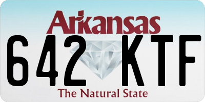 AR license plate 642KTF