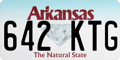 AR license plate 642KTG