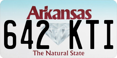 AR license plate 642KTI
