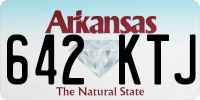 AR license plate 642KTJ