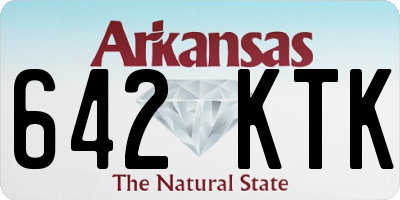 AR license plate 642KTK