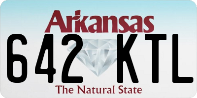 AR license plate 642KTL