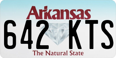 AR license plate 642KTS