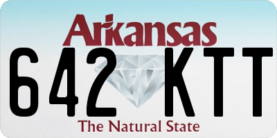 AR license plate 642KTT