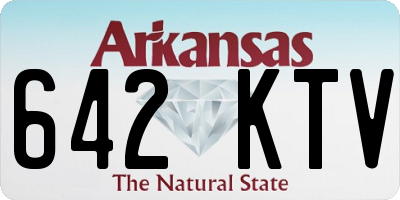 AR license plate 642KTV