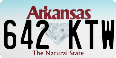 AR license plate 642KTW