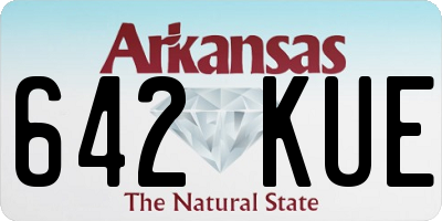 AR license plate 642KUE