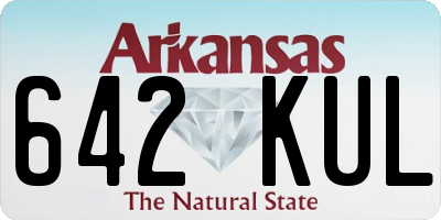 AR license plate 642KUL