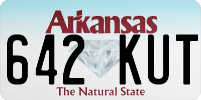 AR license plate 642KUT