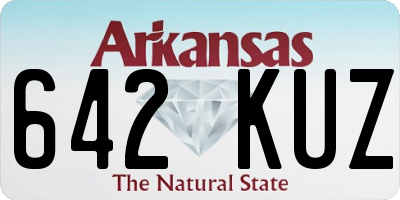 AR license plate 642KUZ