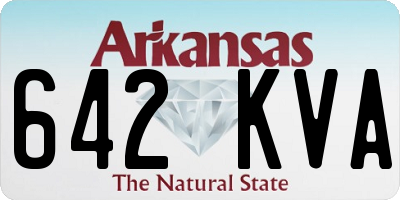 AR license plate 642KVA