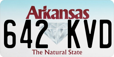 AR license plate 642KVD