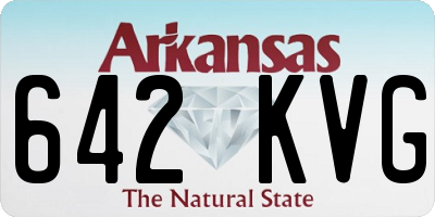 AR license plate 642KVG