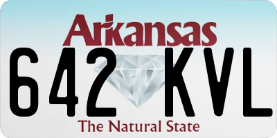 AR license plate 642KVL