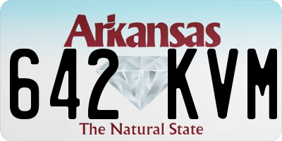 AR license plate 642KVM