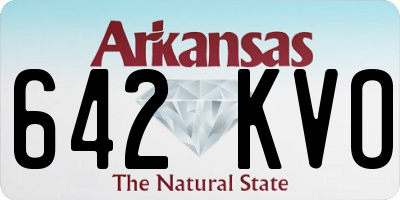 AR license plate 642KVO
