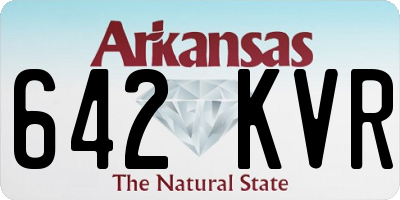 AR license plate 642KVR
