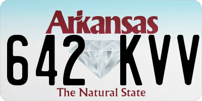 AR license plate 642KVV