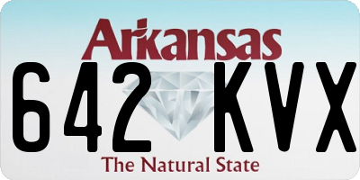 AR license plate 642KVX
