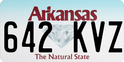 AR license plate 642KVZ