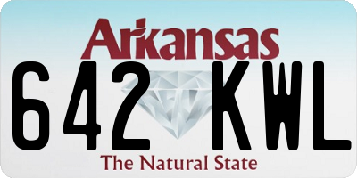 AR license plate 642KWL