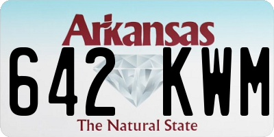 AR license plate 642KWM