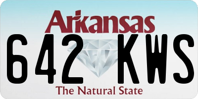 AR license plate 642KWS