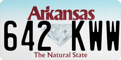 AR license plate 642KWW