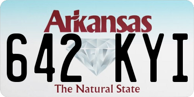 AR license plate 642KYI