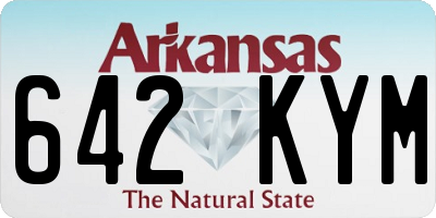 AR license plate 642KYM