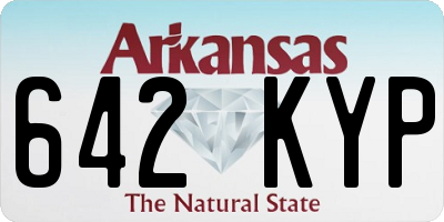 AR license plate 642KYP