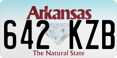 AR license plate 642KZB