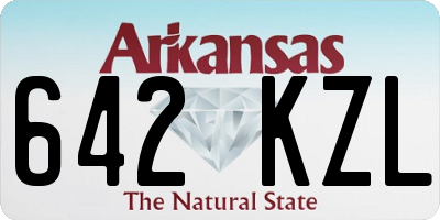 AR license plate 642KZL