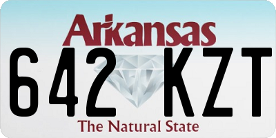 AR license plate 642KZT