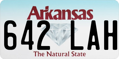 AR license plate 642LAH