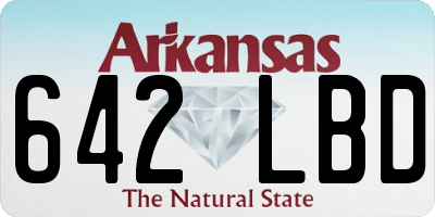 AR license plate 642LBD