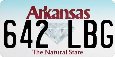 AR license plate 642LBG
