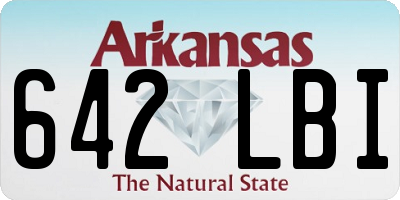 AR license plate 642LBI