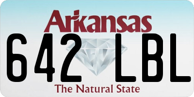 AR license plate 642LBL