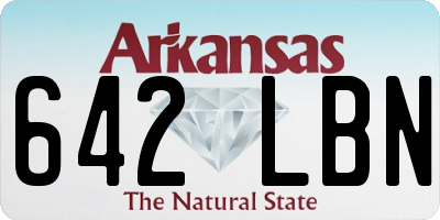 AR license plate 642LBN