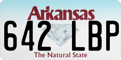 AR license plate 642LBP