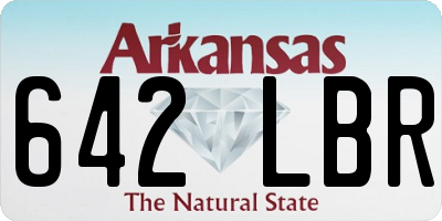 AR license plate 642LBR