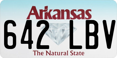 AR license plate 642LBV